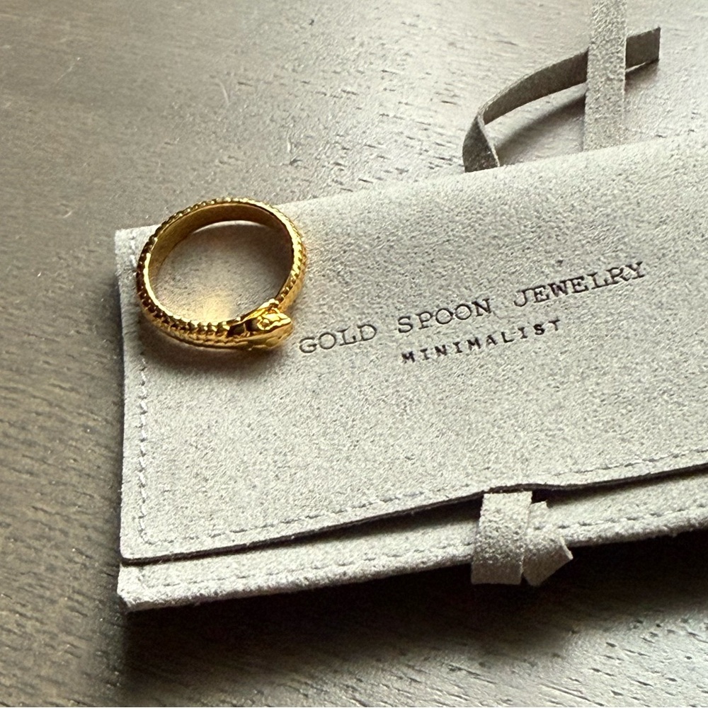 Snake Wrap Gold Ring